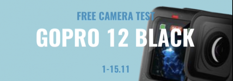 Rent GoPro 12 for free
