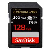 SDXC Extreme Pro 128GB 200MB/s V30 UHS I